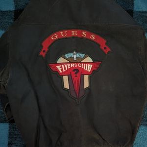 Guess leather Bomber jacket, Medium